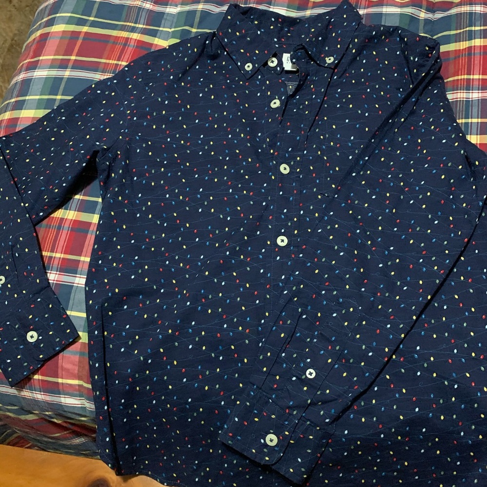 Long Sleeve Gap Boys Button Up Shirt